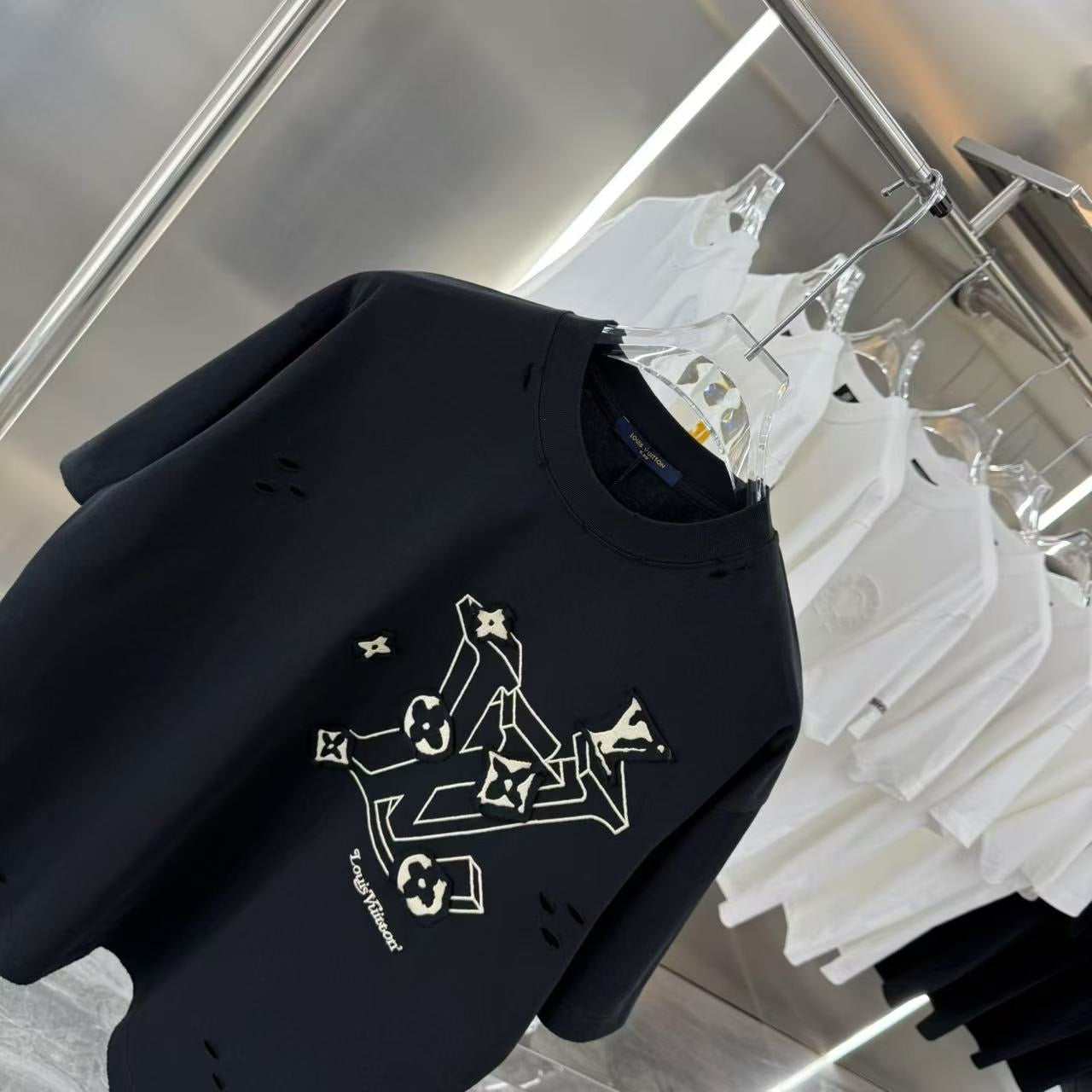 Louis 25ss patches t-shirt