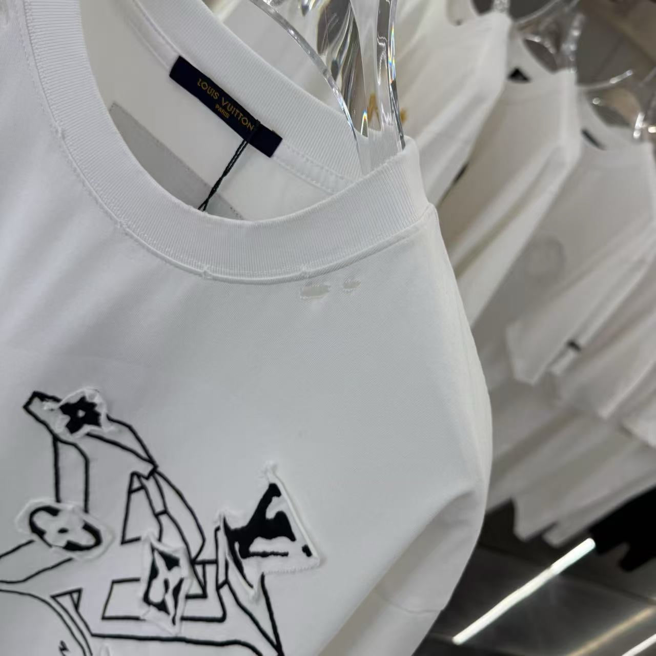 Louis 25ss patches t-shirt