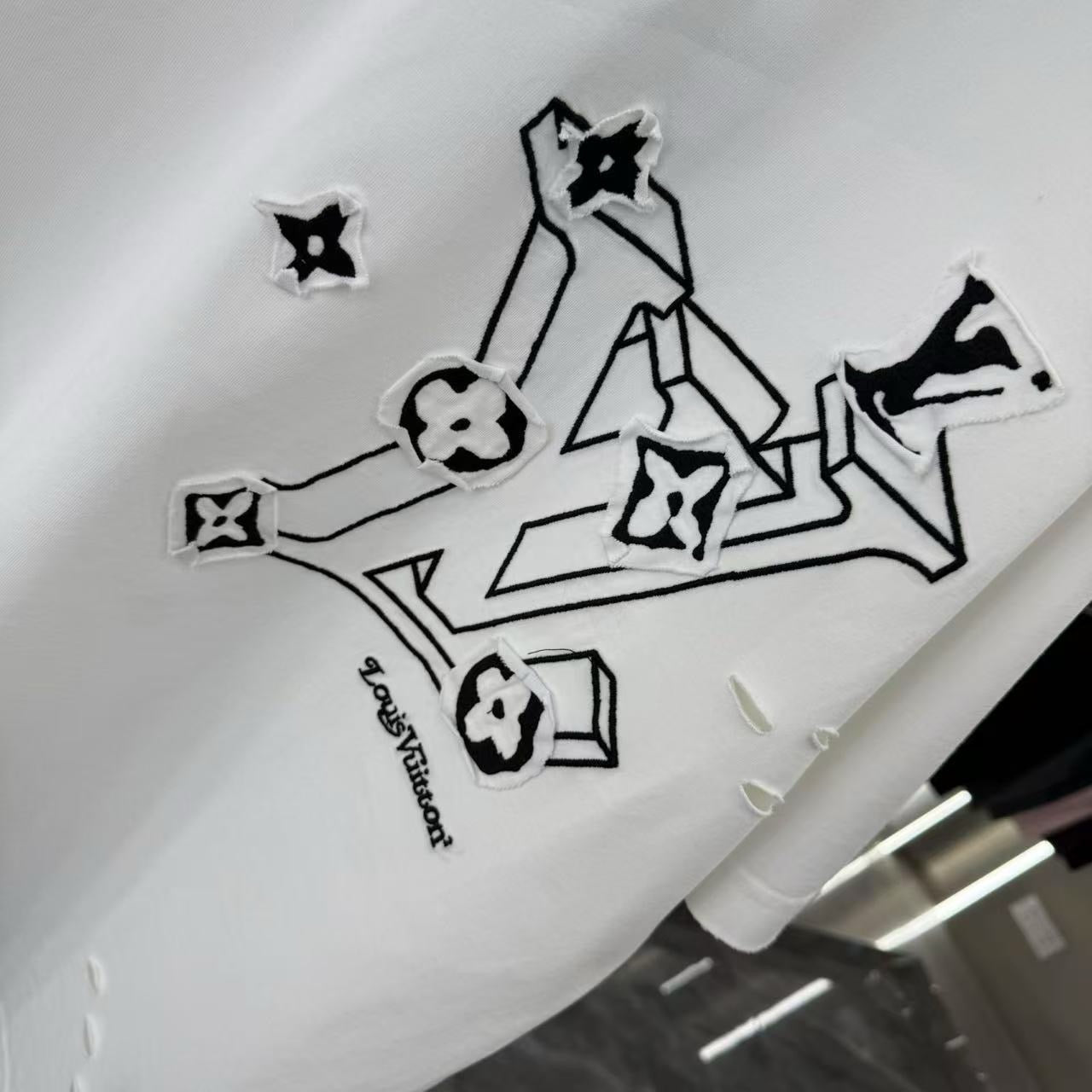 Louis 25ss patches t-shirt