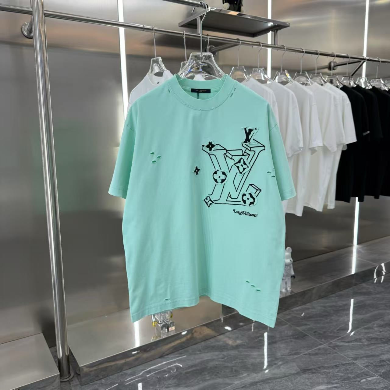 Louis 25ss patches t-shirt