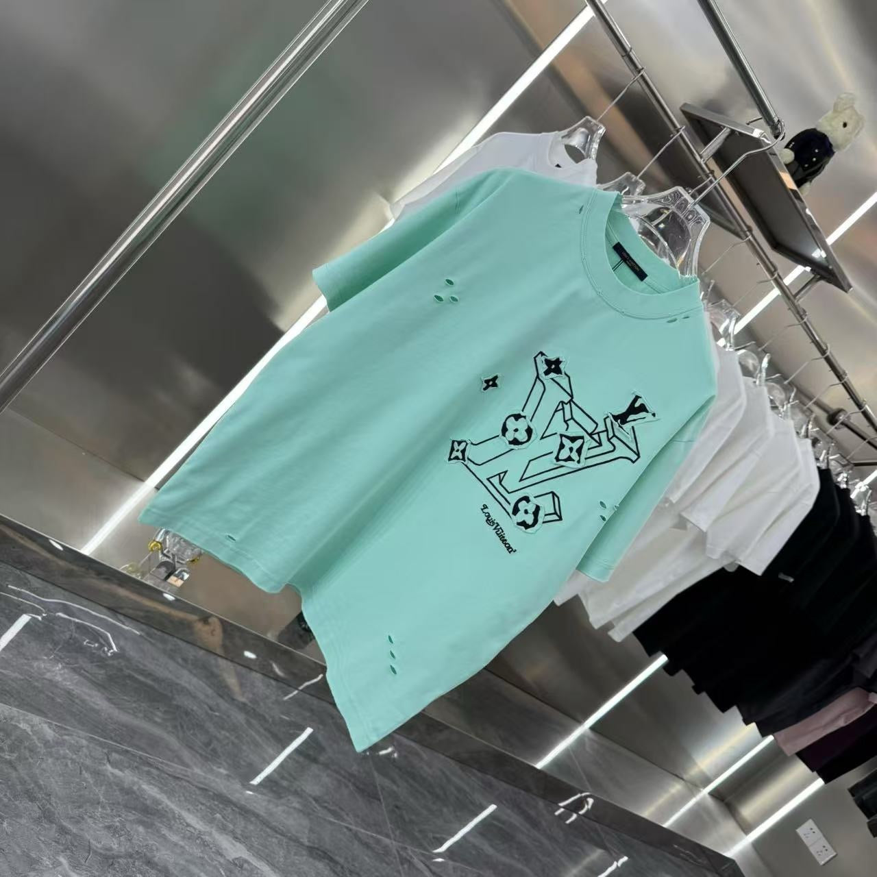 Louis 25ss patches t-shirt
