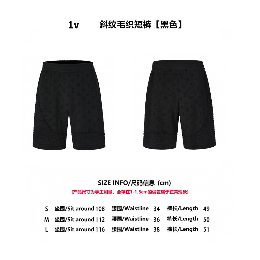 1V 2025ss jacquard short