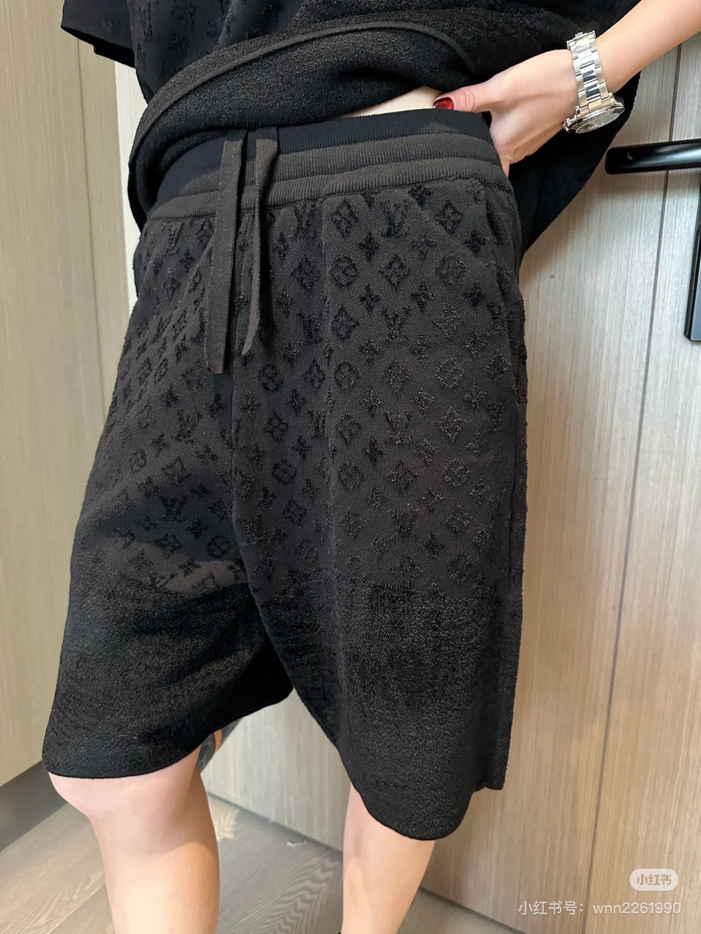 1V 2025ss jacquard short