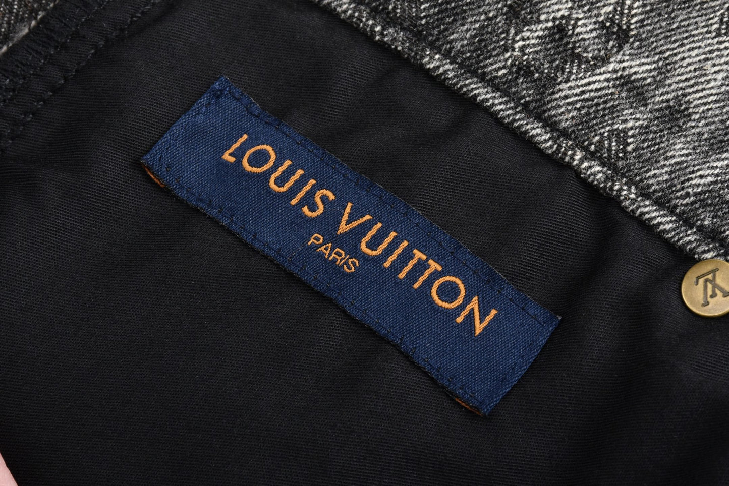 1V 2025SS jacquard denim short