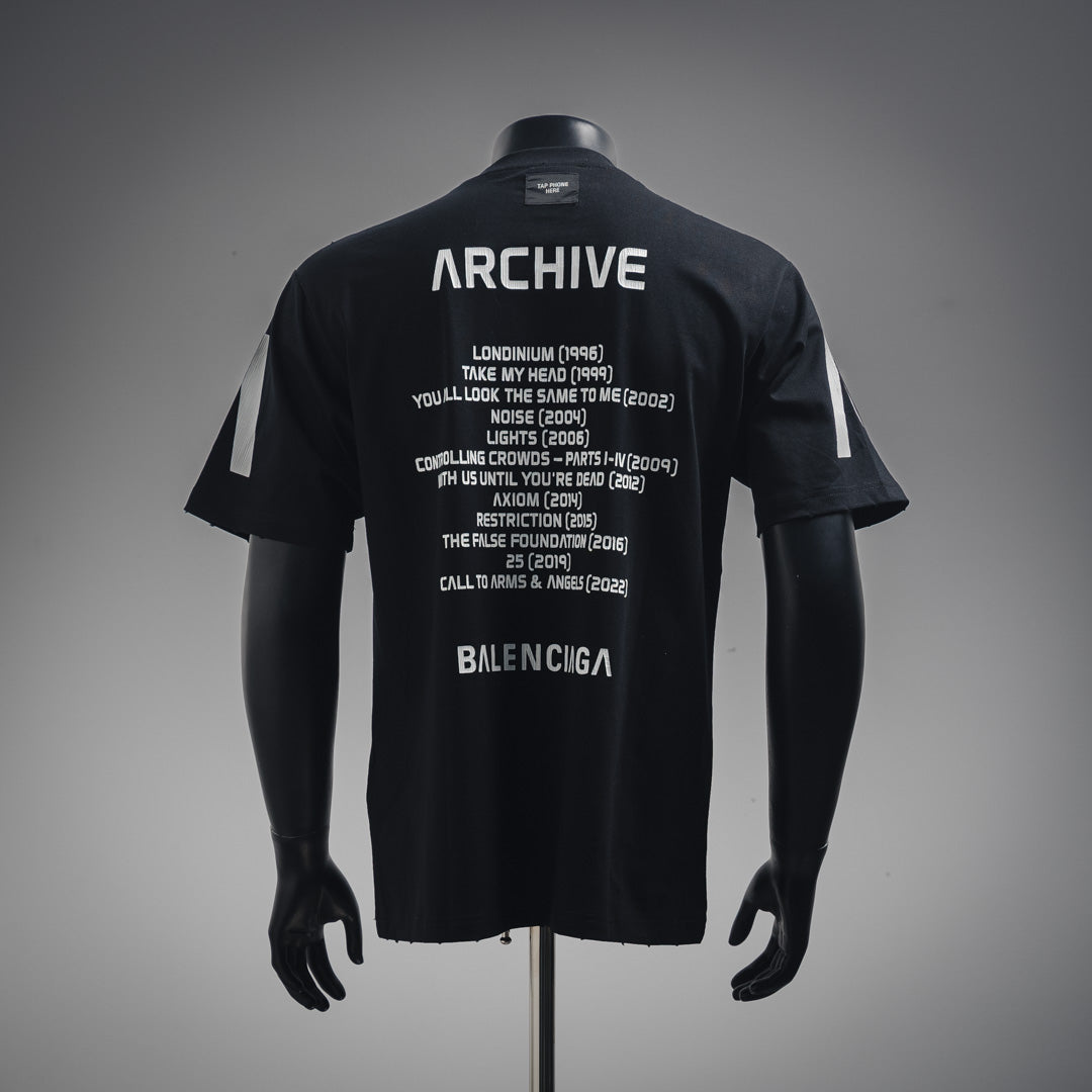 Balen crack printed t-shirt