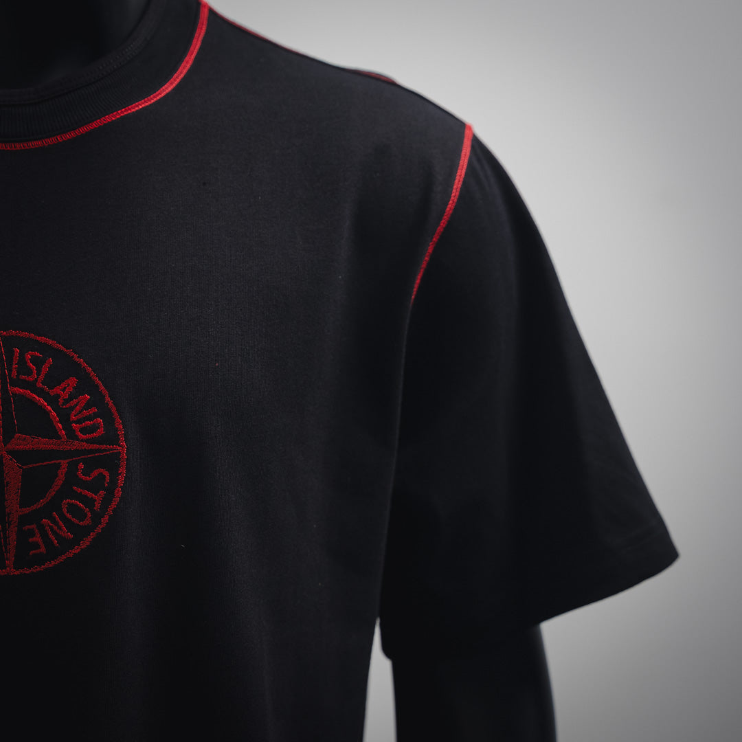 Stone i embroidered t-shirt