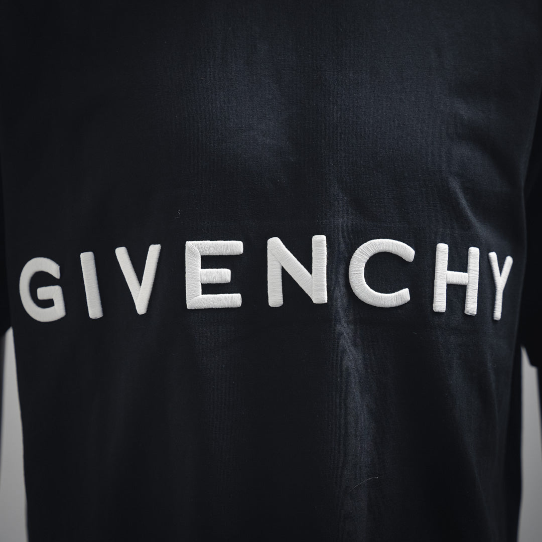 Given embroidered t-shirt