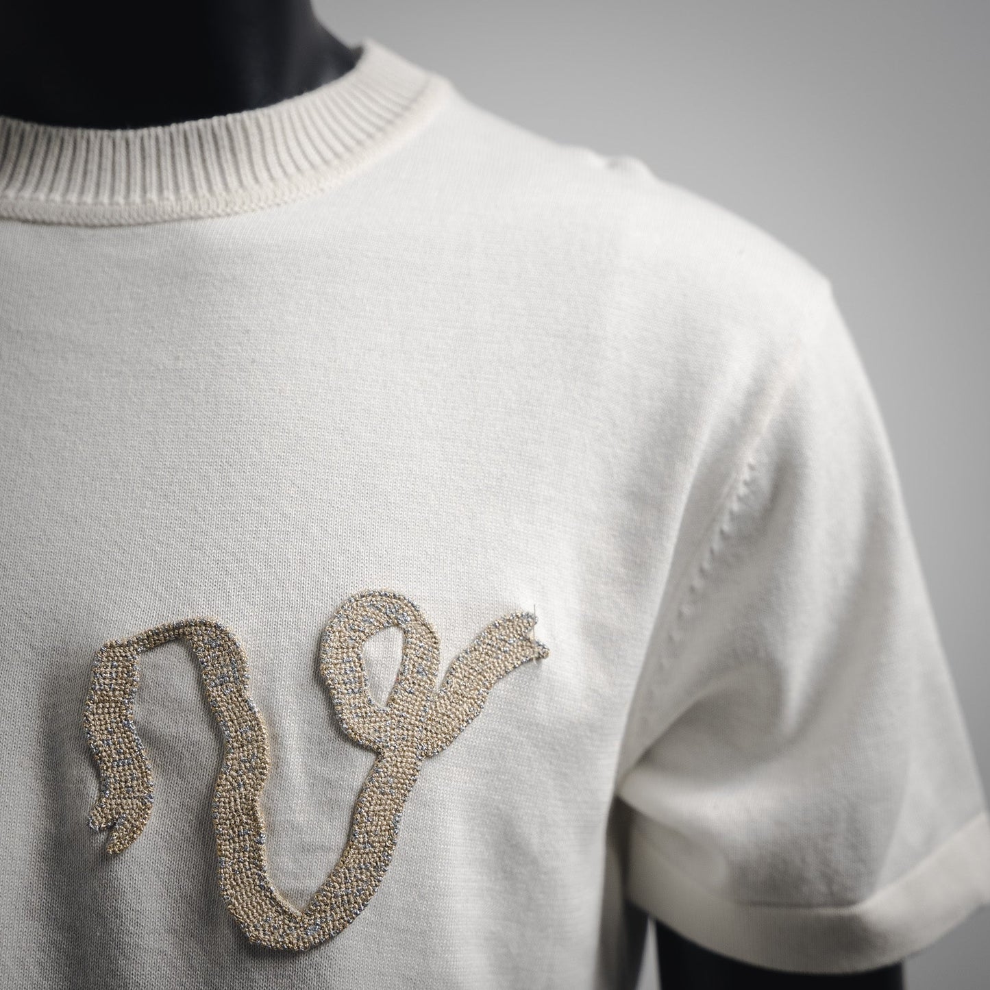 1V 2025ss knitted t-shirt