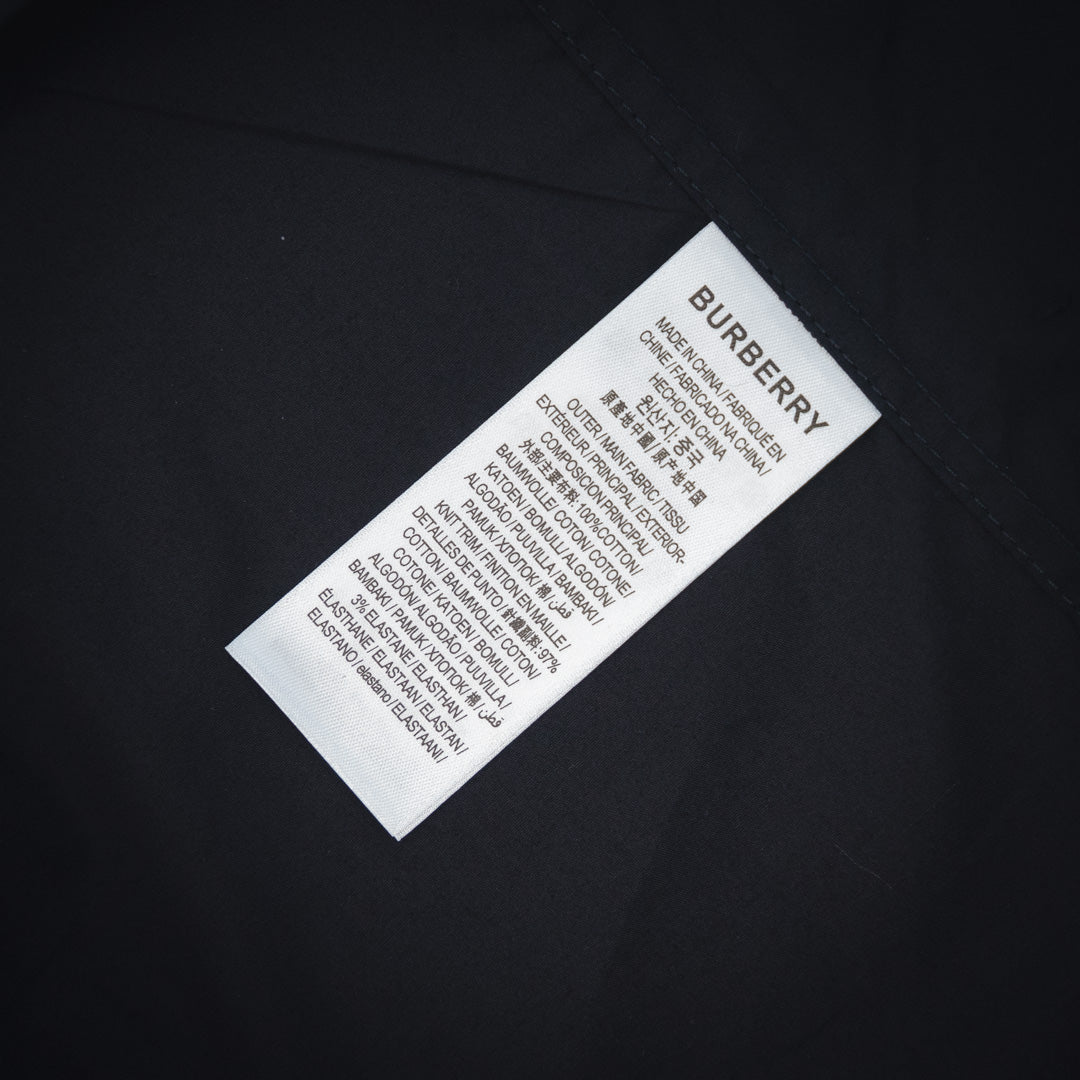 Burber embroidered buttons shirt