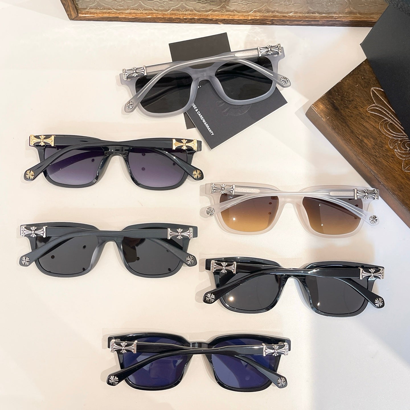 Chrome sunglasses