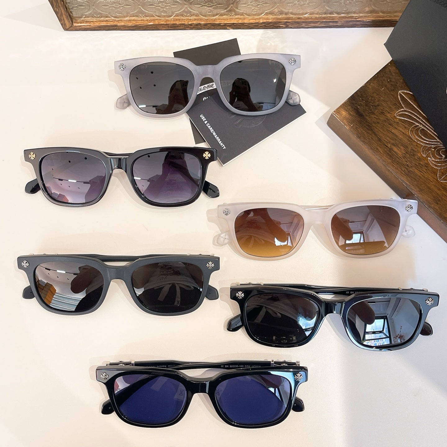 Chrome sunglasses