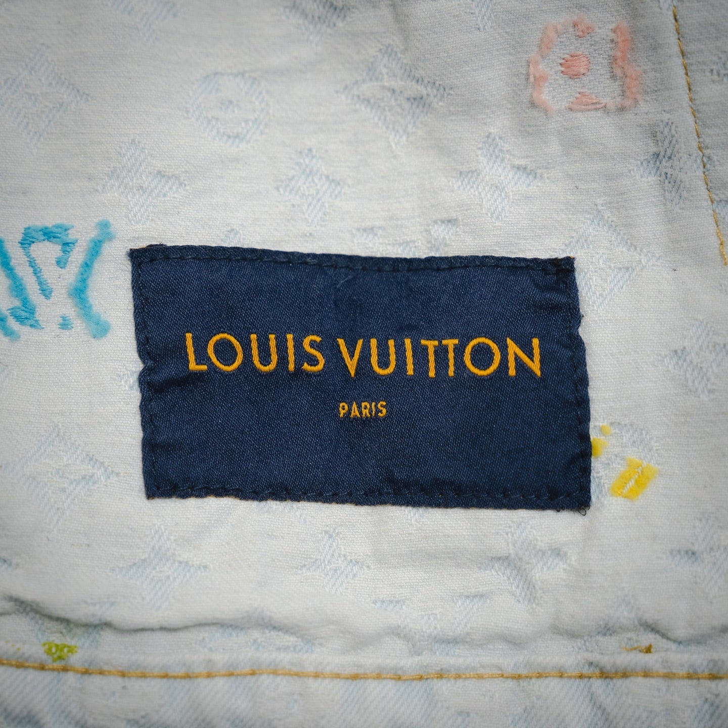 1V x tyle embroidered denim jacket