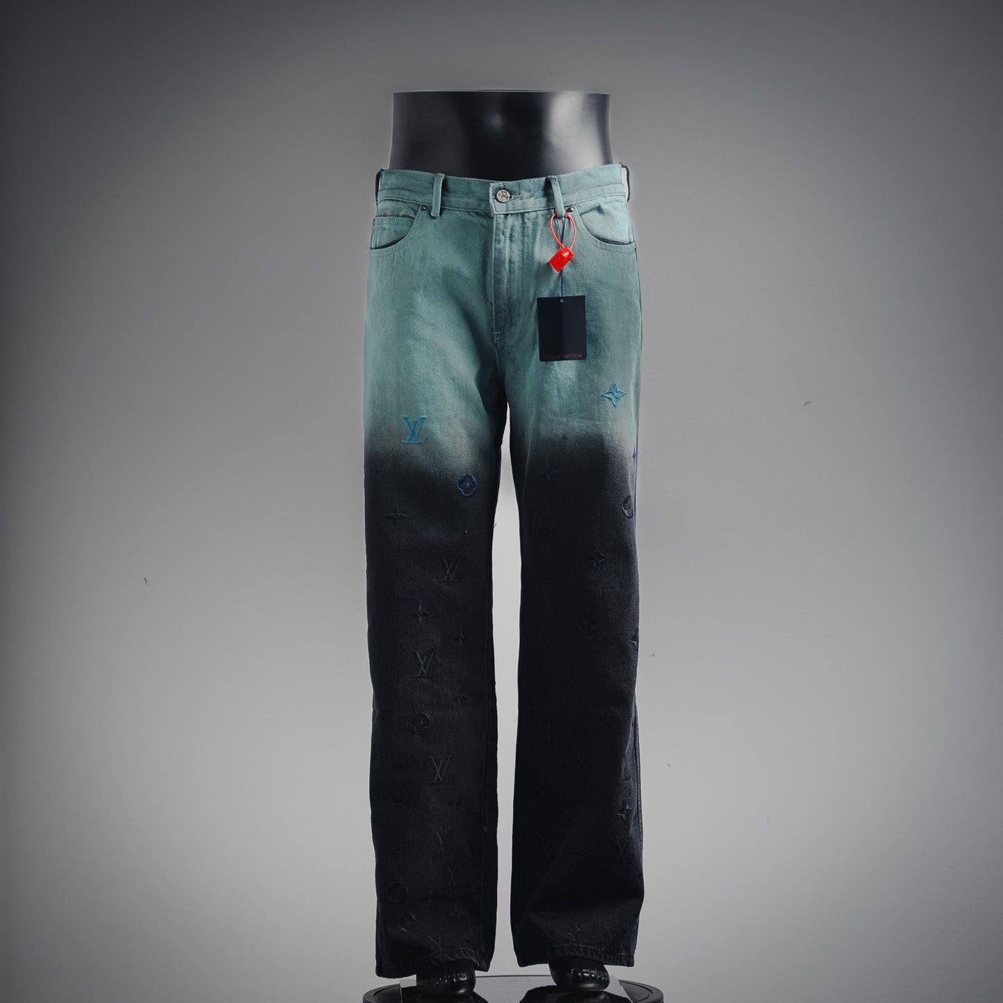 1V 24fw embroidered jeans