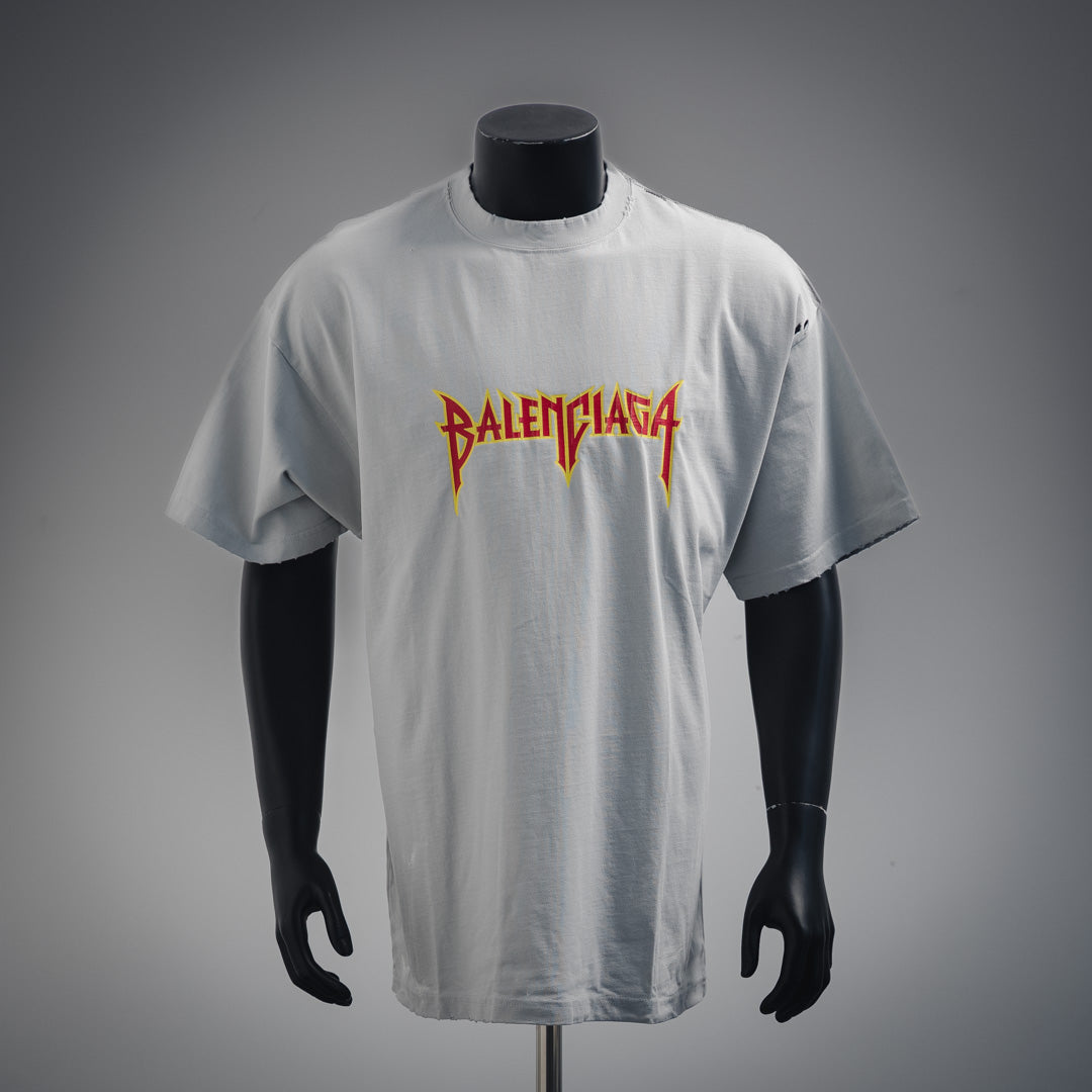 balen 25ss crack printed t-shirt