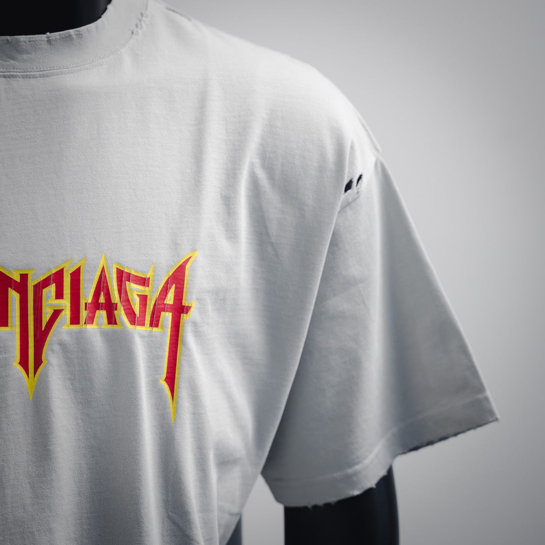balen 25ss crack printed t-shirt