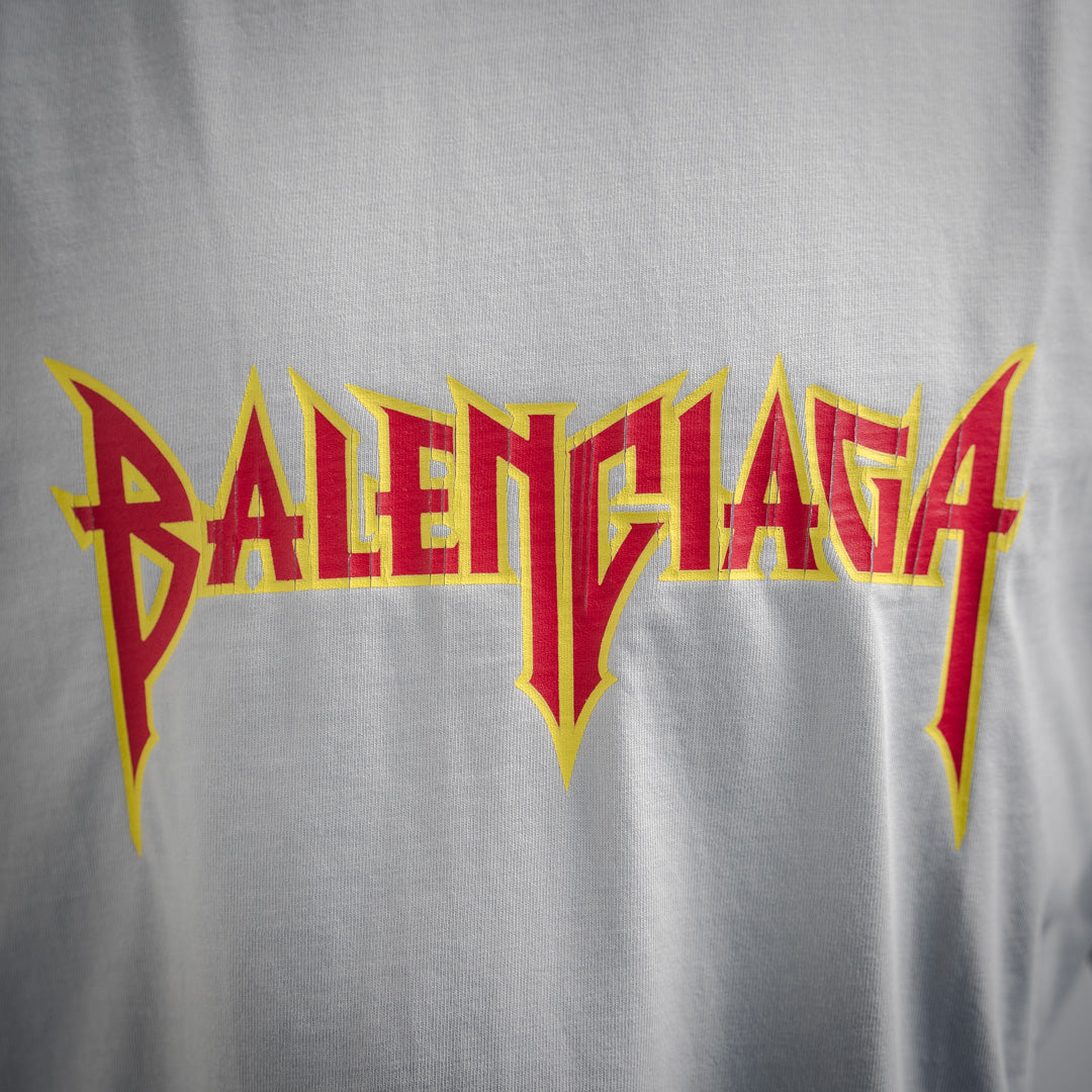 balen 25ss crack printed t-shirt
