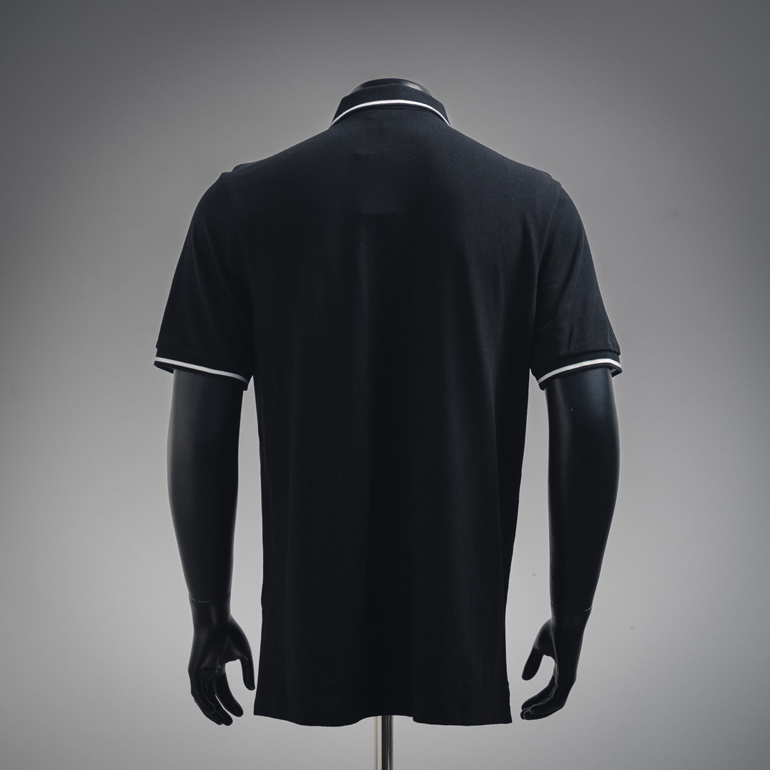 zegn embroidered polo shirt