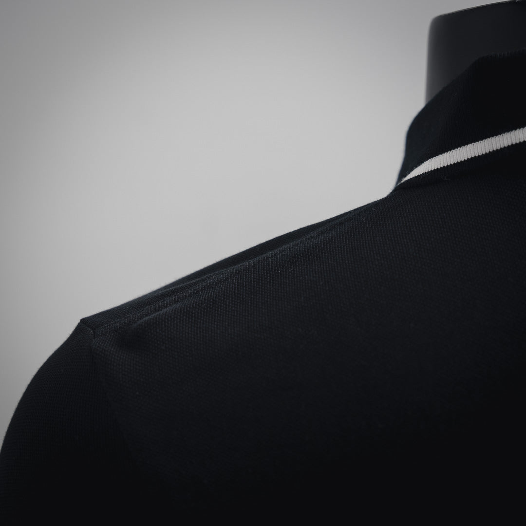 zegn embroidered polo shirt