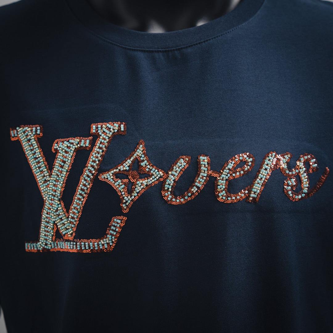 1V 25ss rhinestone t-shirt