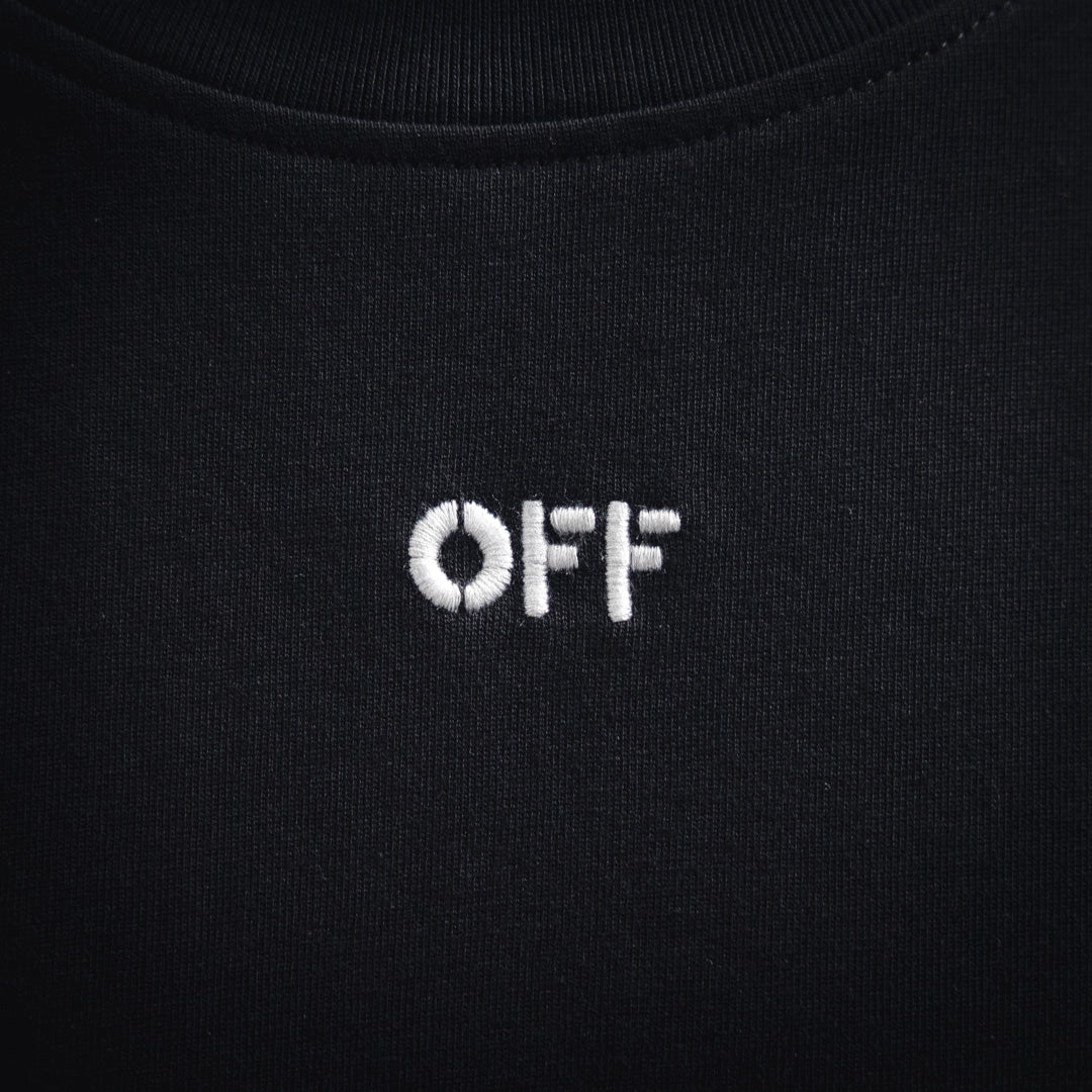 OFF WHI 24ss embroidered t-shirt