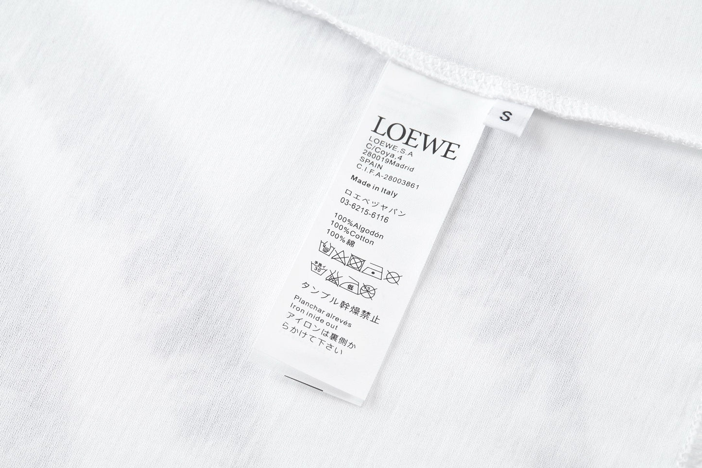 Loew 25ss printed t-shirt