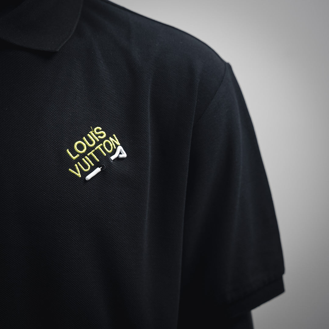 Louis 25ss embroidered polo