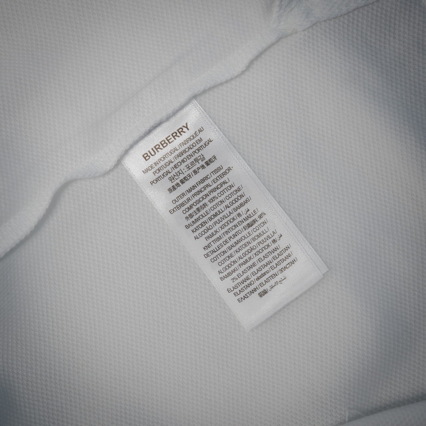 BURBER embroidered polo