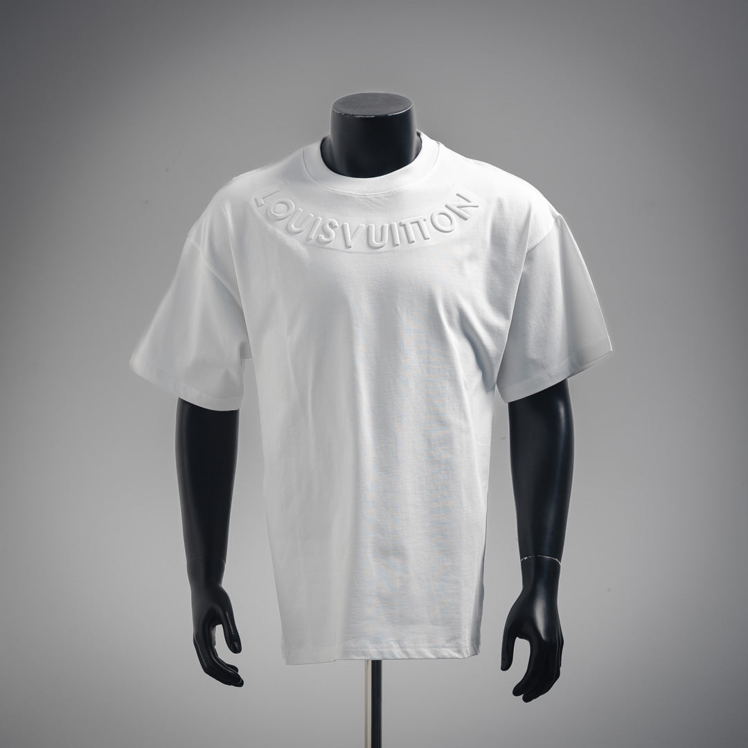 1V 25SS embossed t-shirt