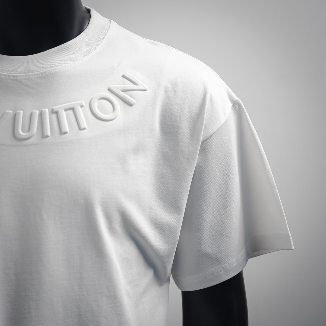 1V 25SS embossed t-shirt