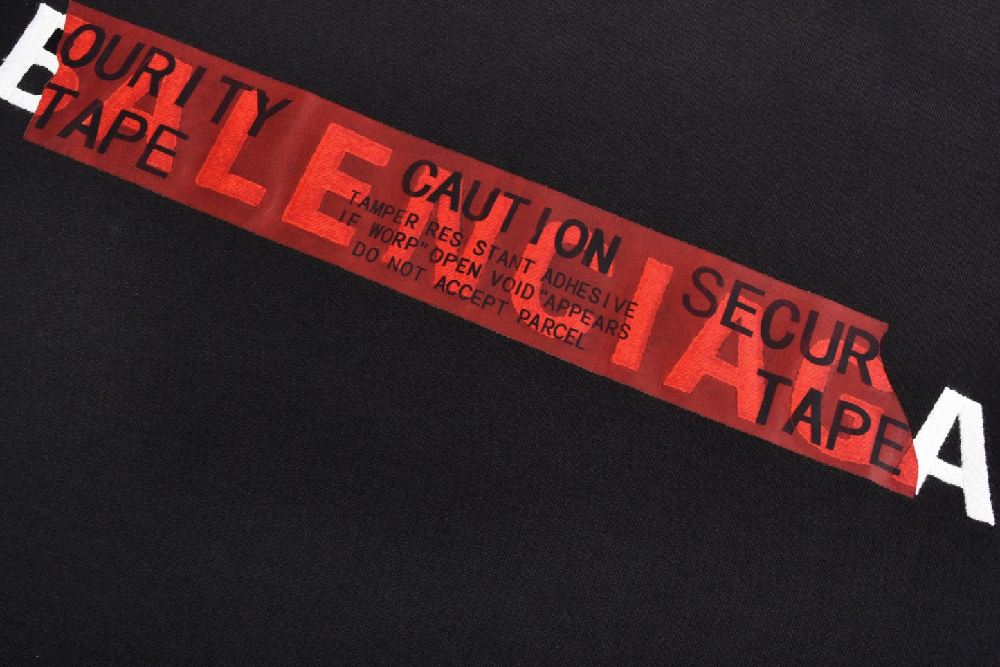 Balen 25ss tape t-shirt