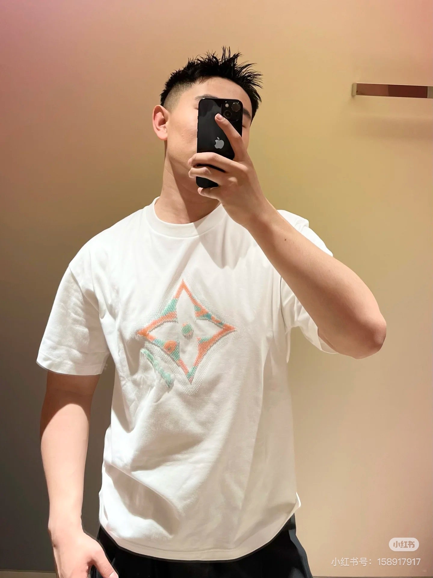 1V 25SS beaded t-shirt