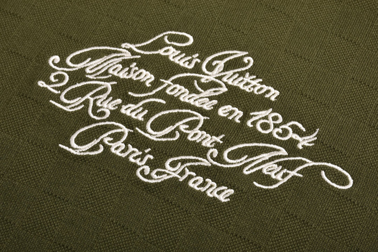 1V 25SS embroidered t-shirt