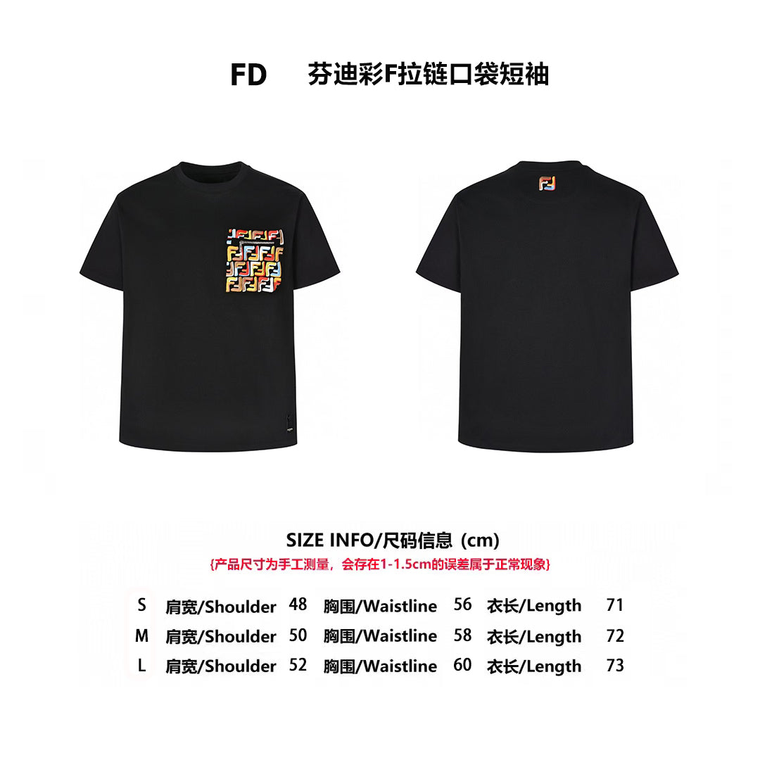 Fend 25ss men womens t-shirt