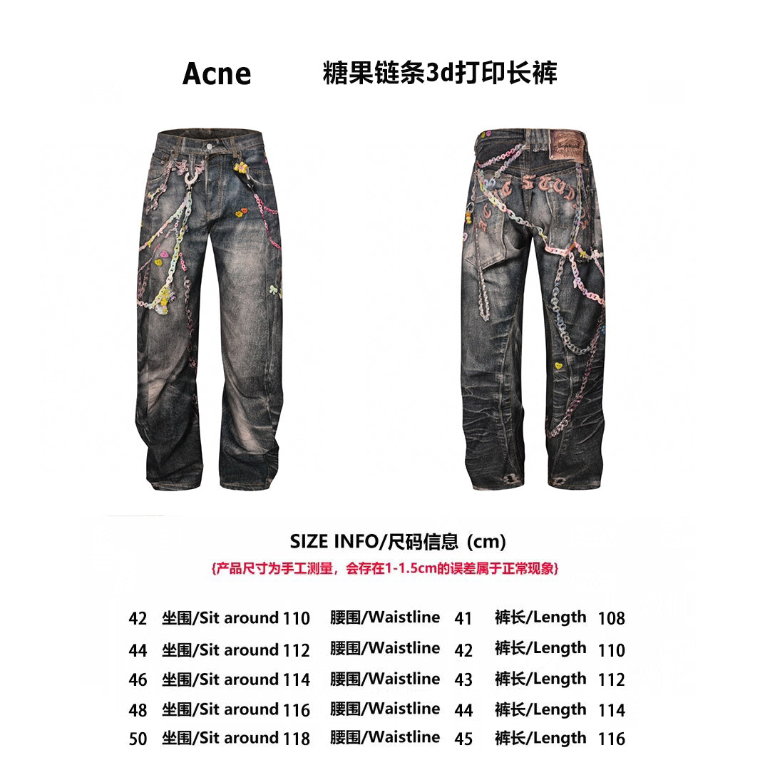 ACNE 3D printed jeans