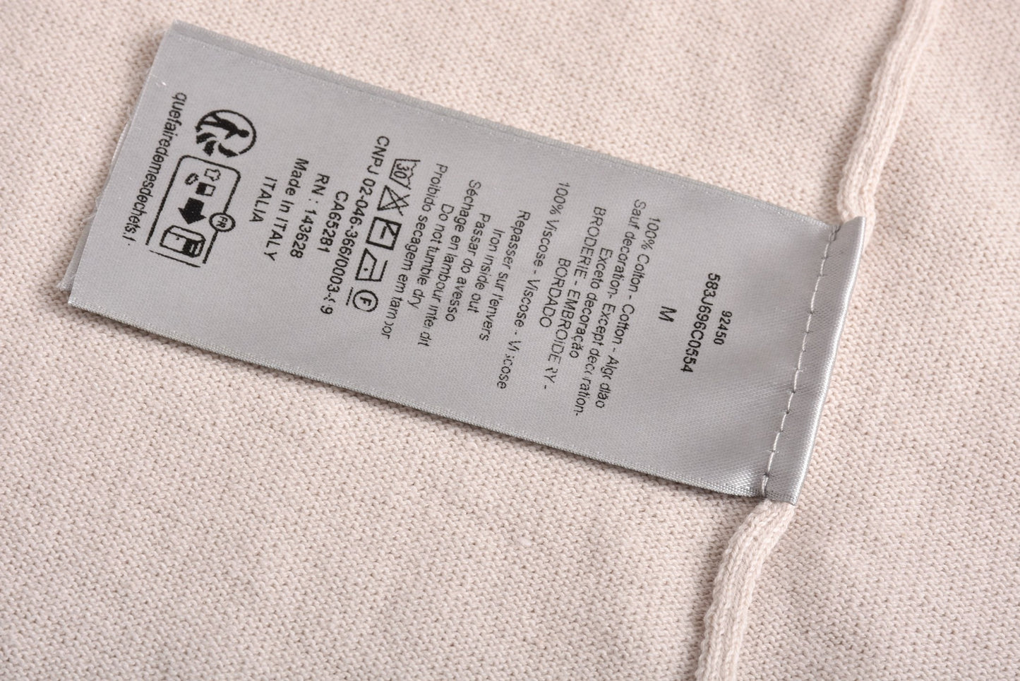 Dio 25ss cat embroidered t-shirt