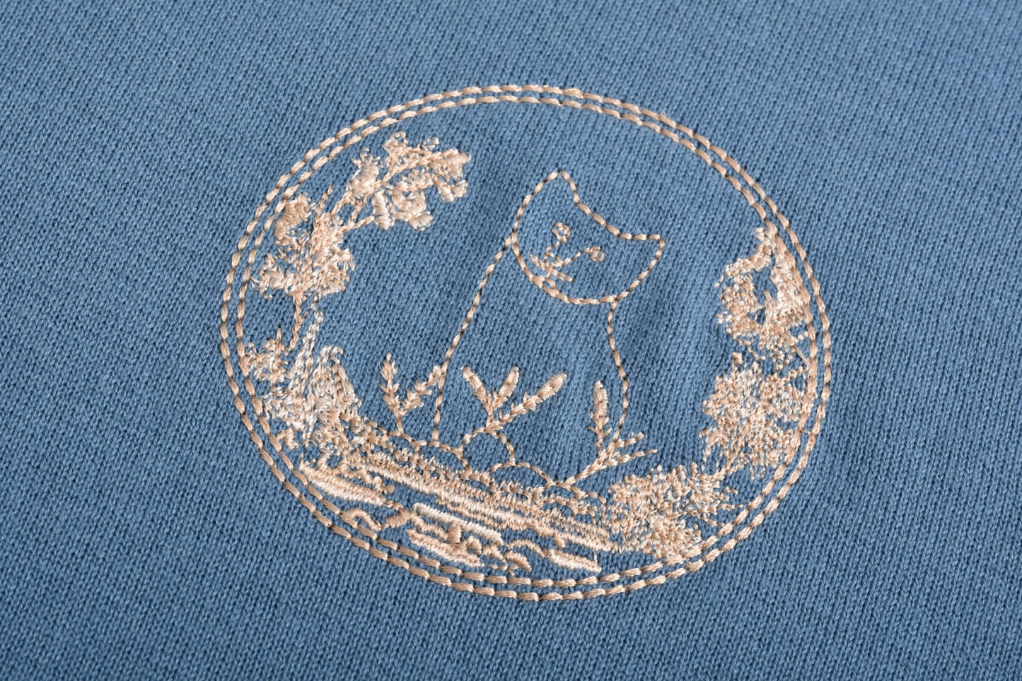 Dio 25ss cat embroidered t-shirt