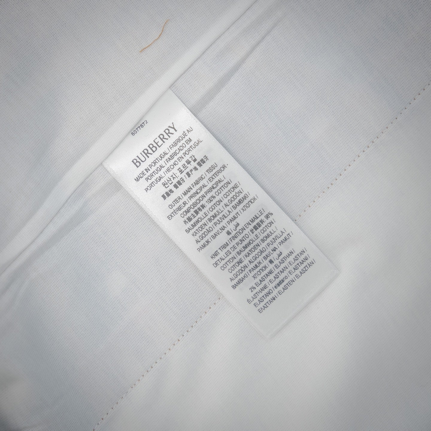 BURBER 25ss embroidered t-shirt