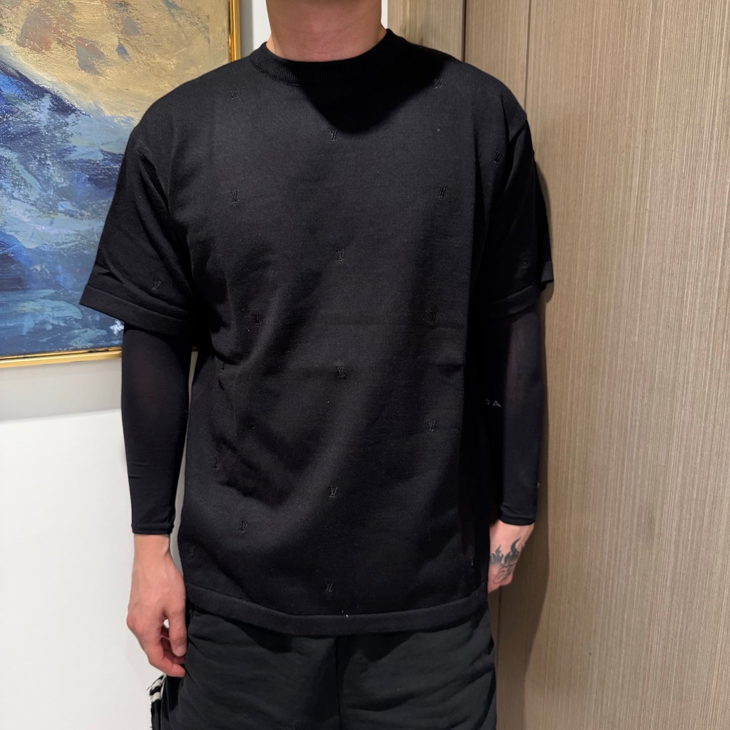 1V 25ss embroidered t-shirt