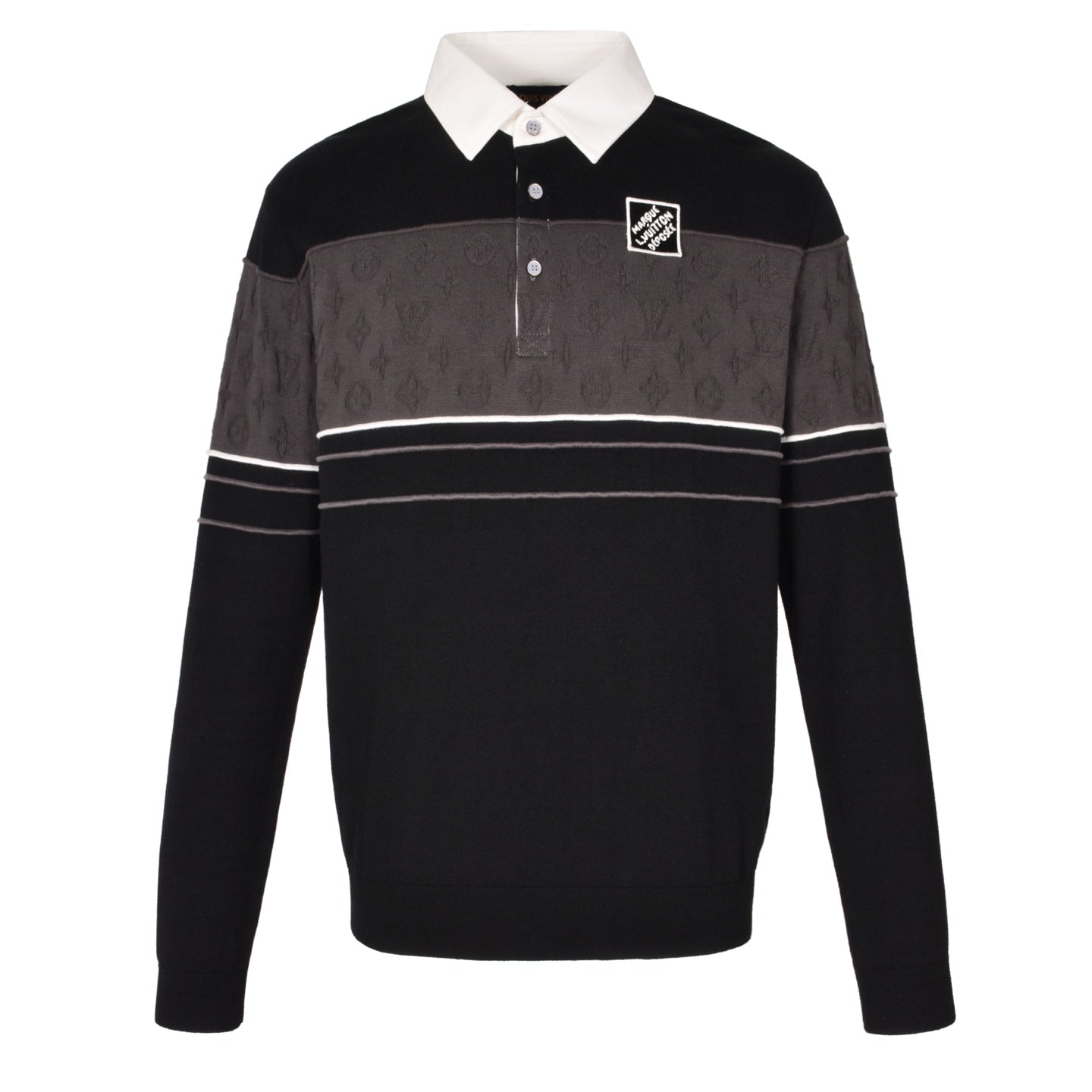 1V 25SS jacquard polo shirt