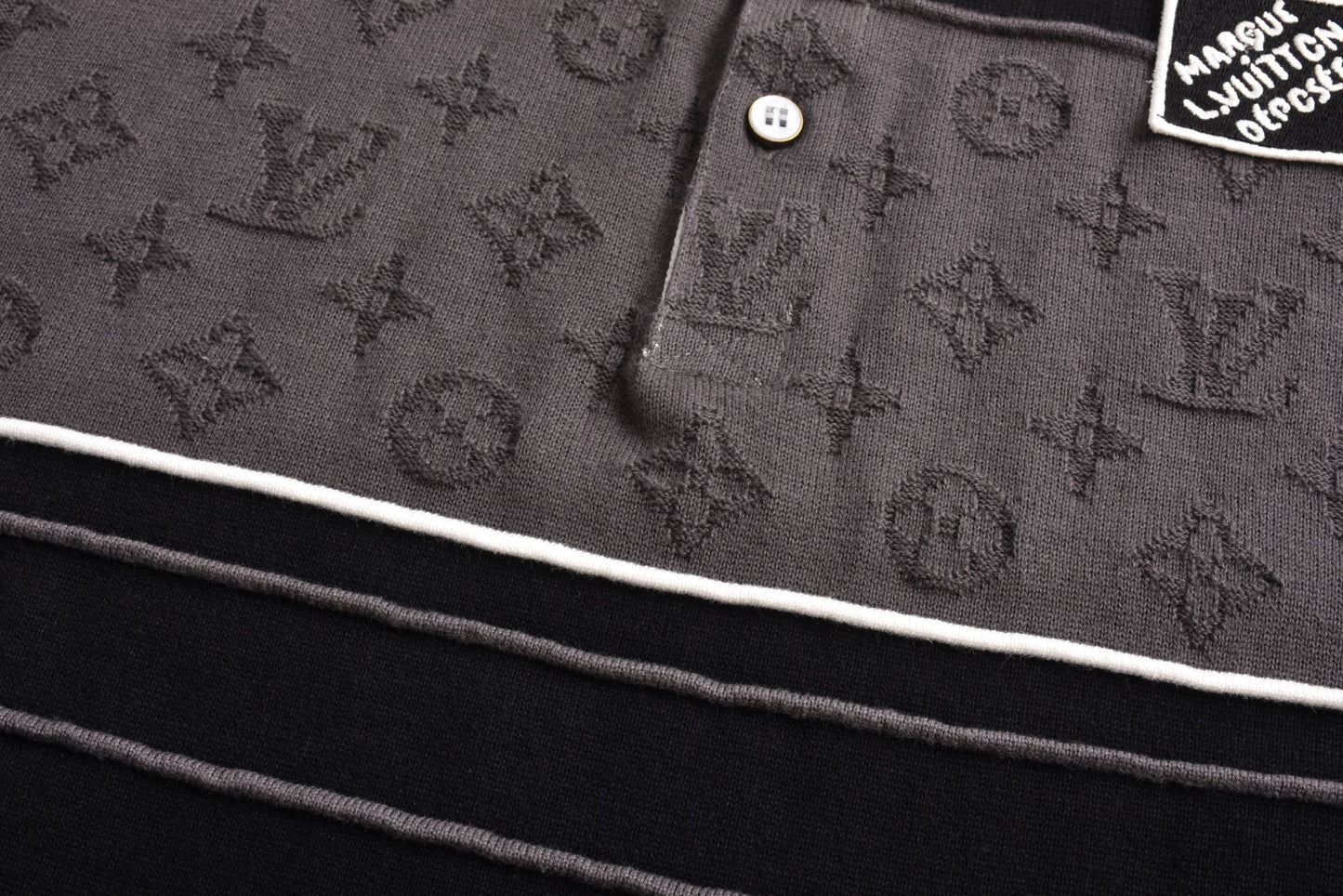 1V 25SS jacquard polo shirt