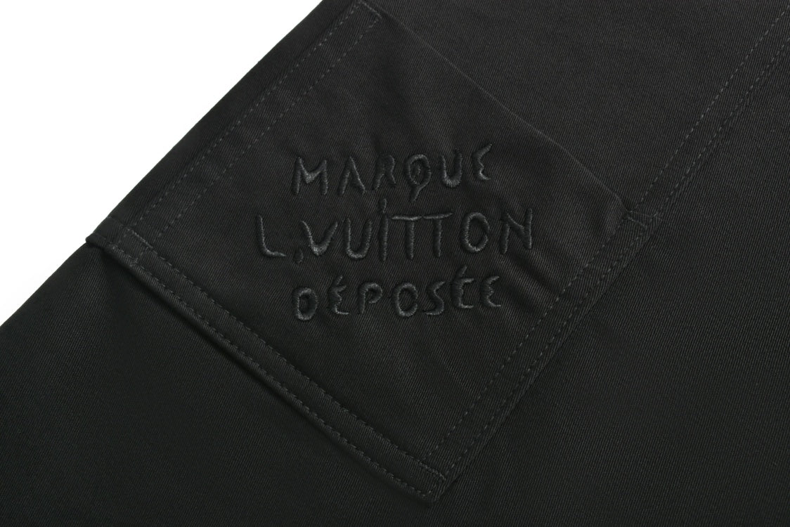 1v 24SS embroidery cargo pants