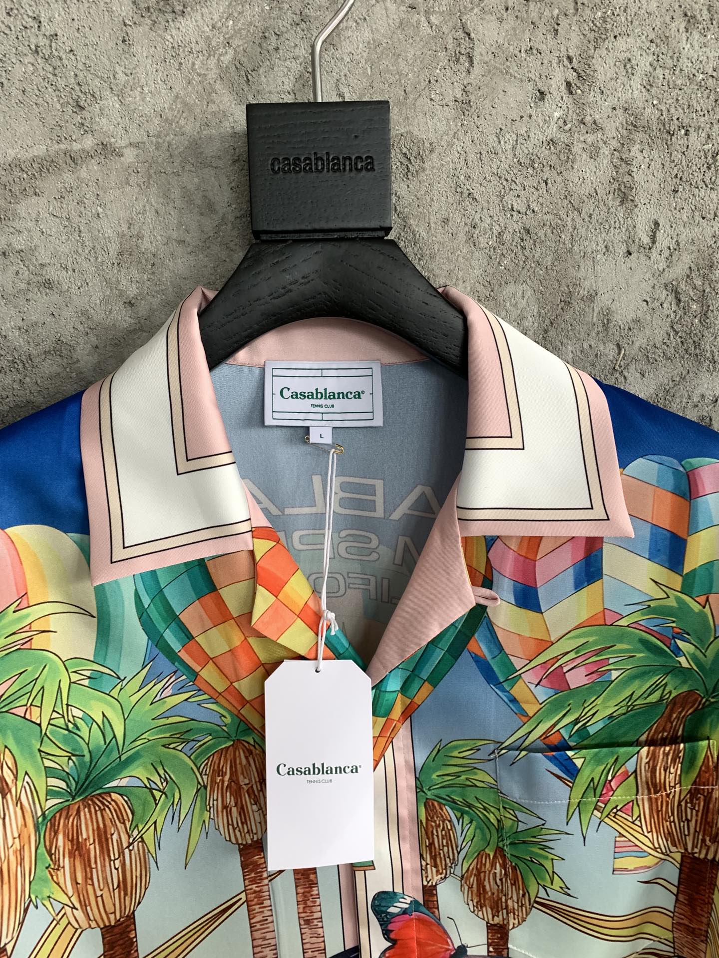 casablan silk shirt