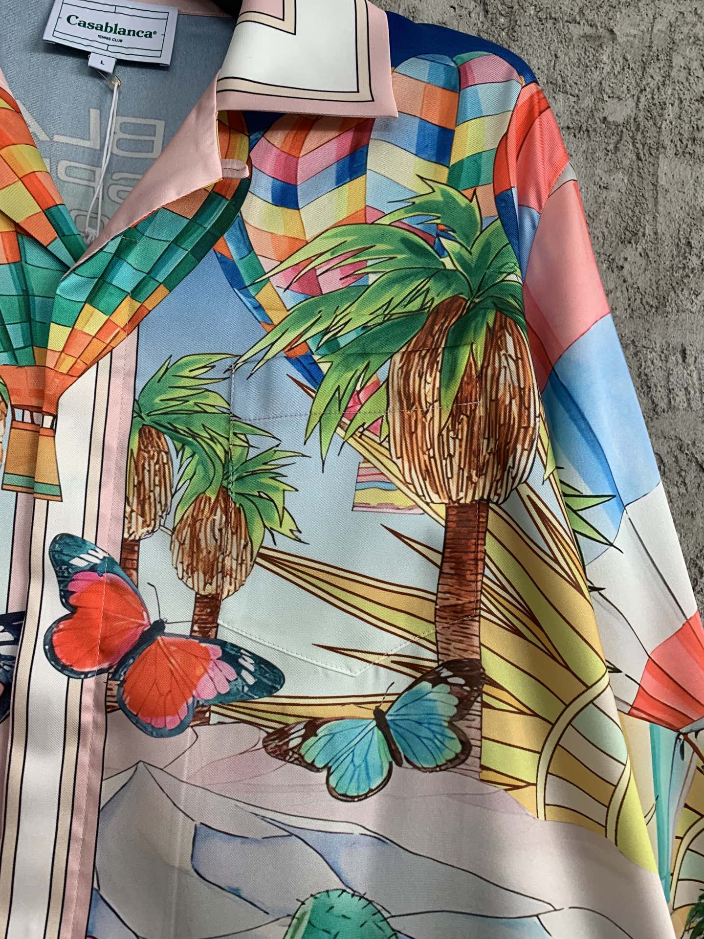 casablan silk shirt