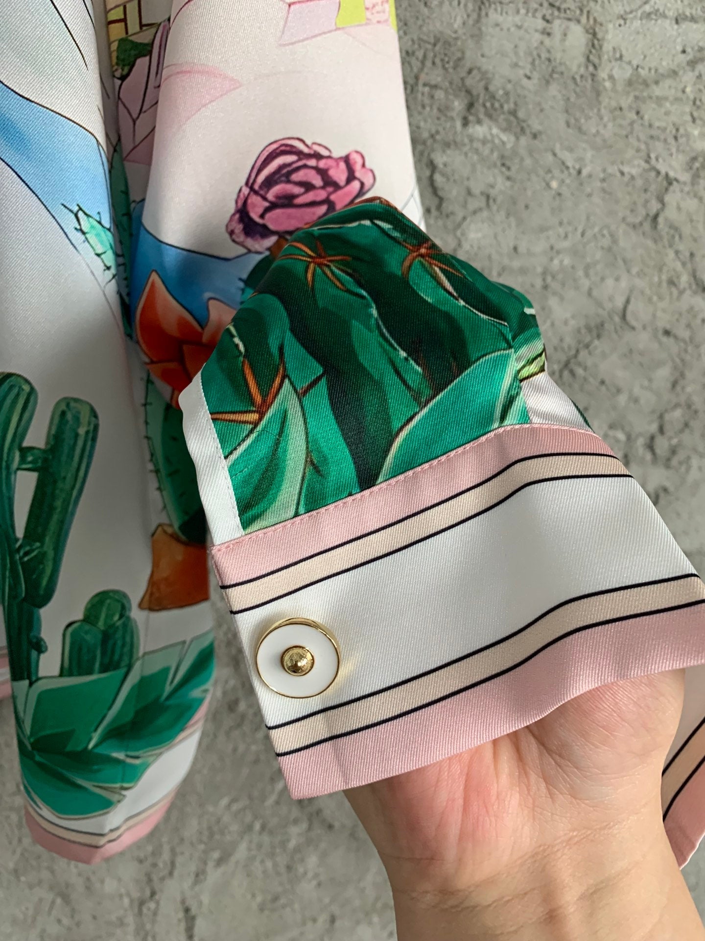 casablan silk shirt