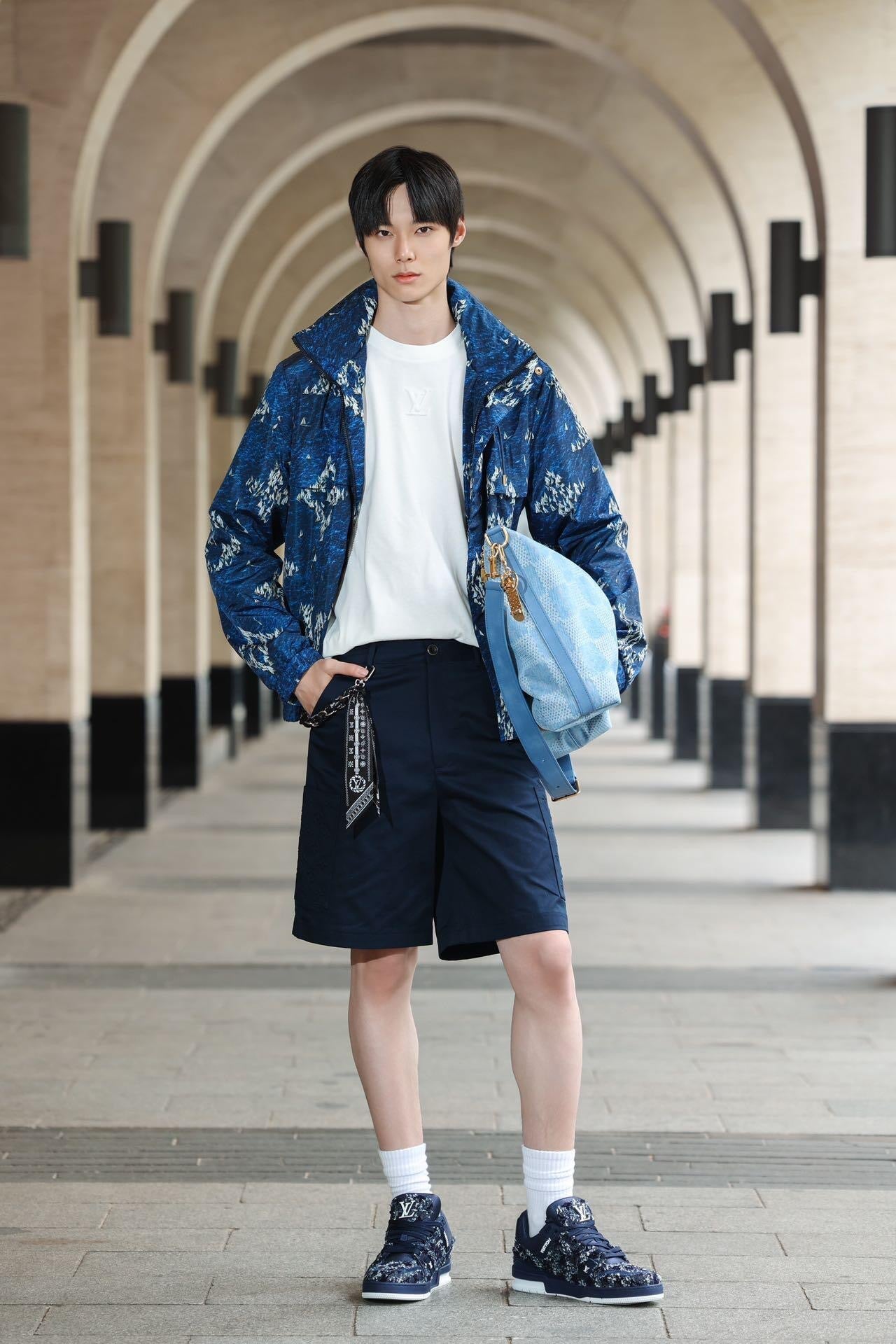 Louis 25ss embossed short
