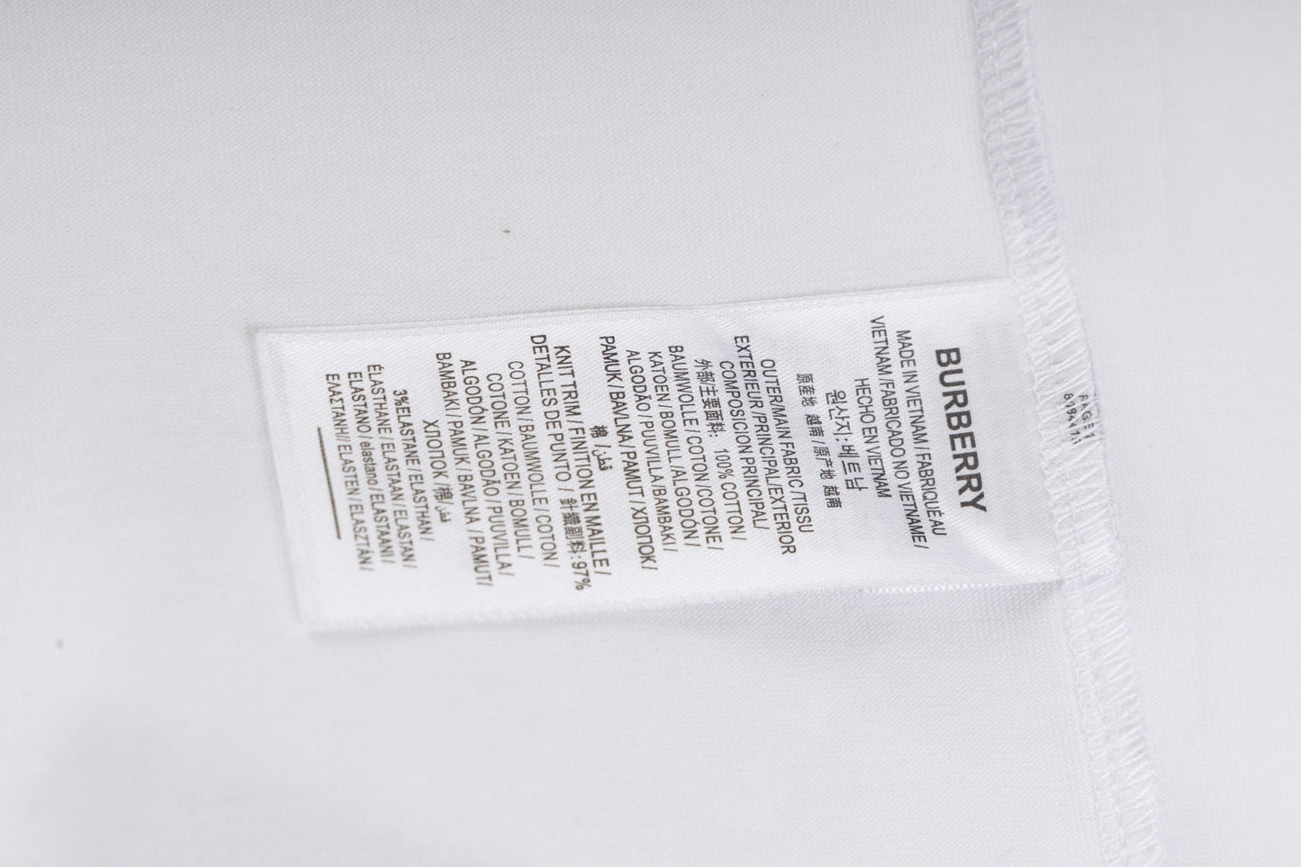 Burber 25ss webbing t-shirt
