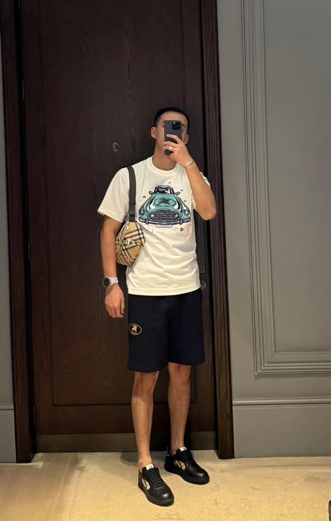 Bur 25ss embroidered short
