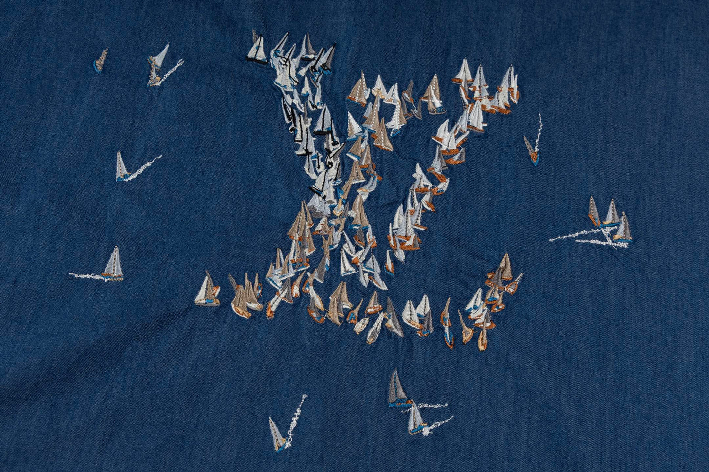 Louis 25ss embroidered shirt