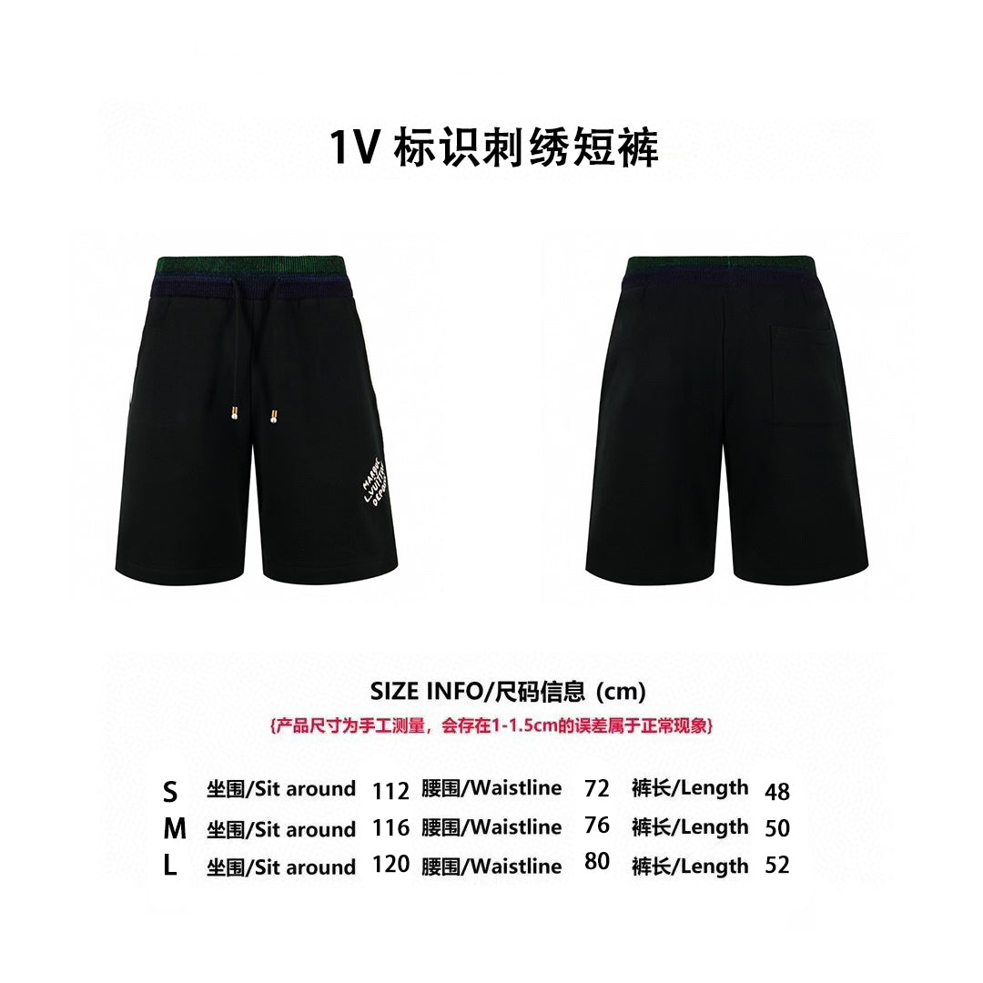 Louis 25ss embroidered short
