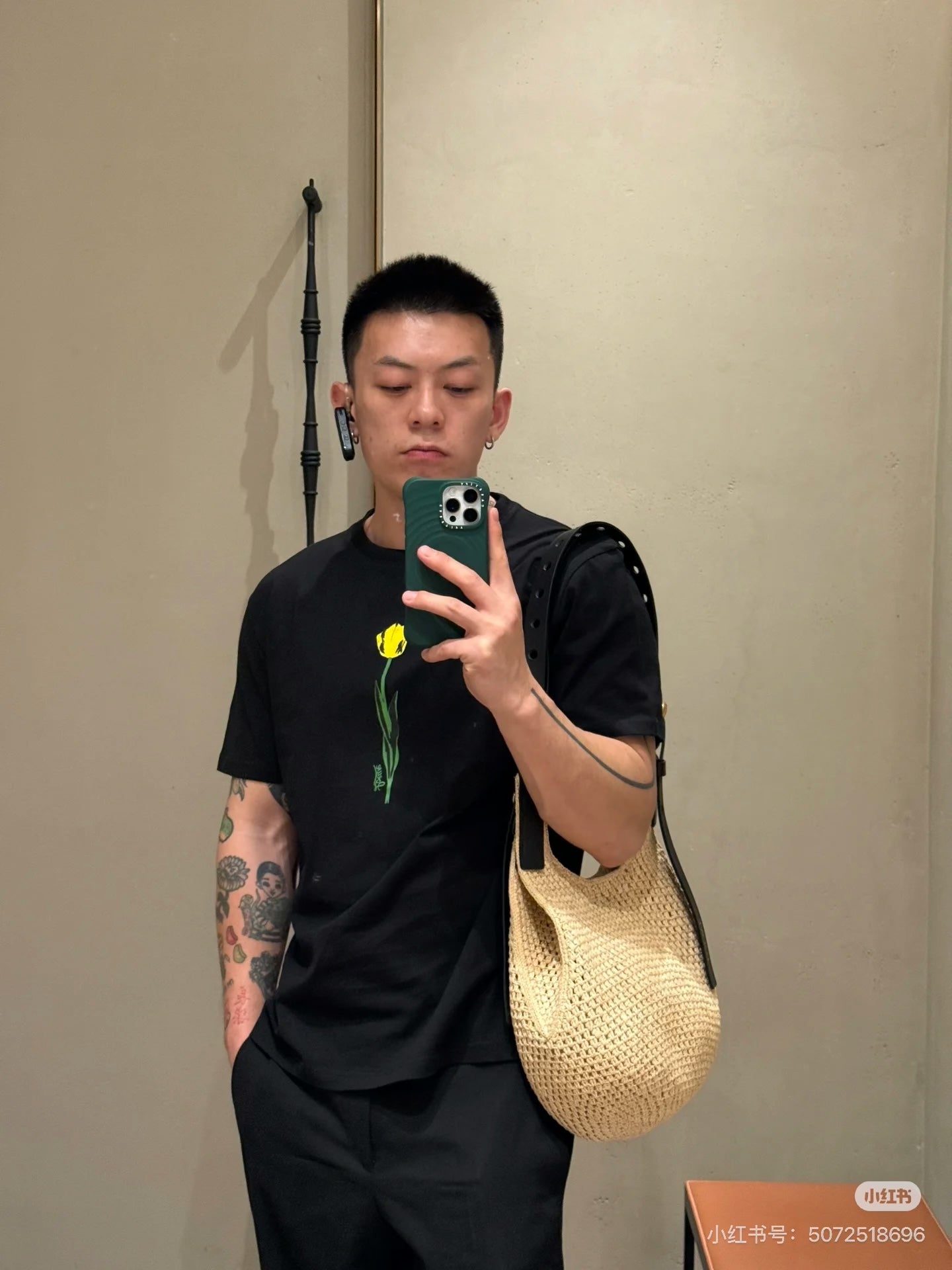 Loe 25ss print t-shirt